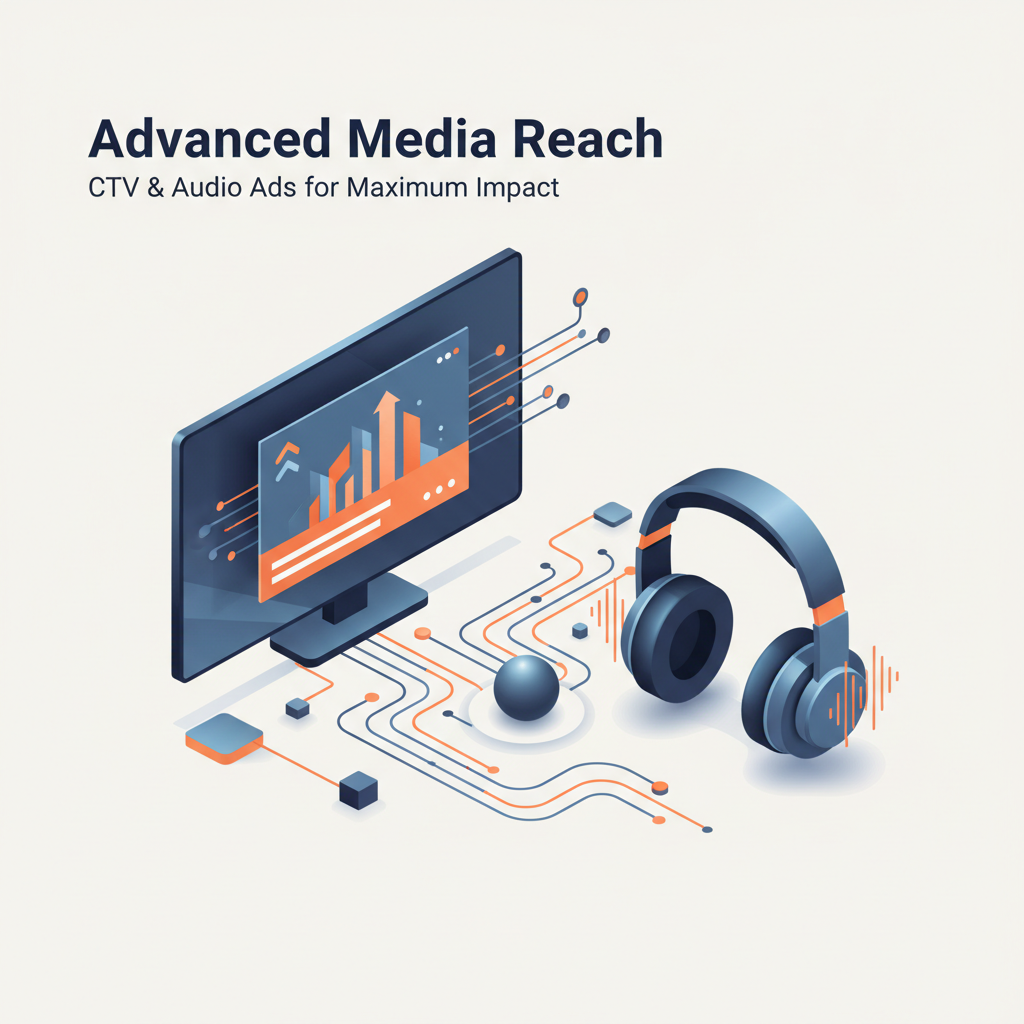 Reach engaged audiences on Connected TV and streaming audio platforms. Premium brand exposure with digital targeting precision. Packages for UK SMEs.