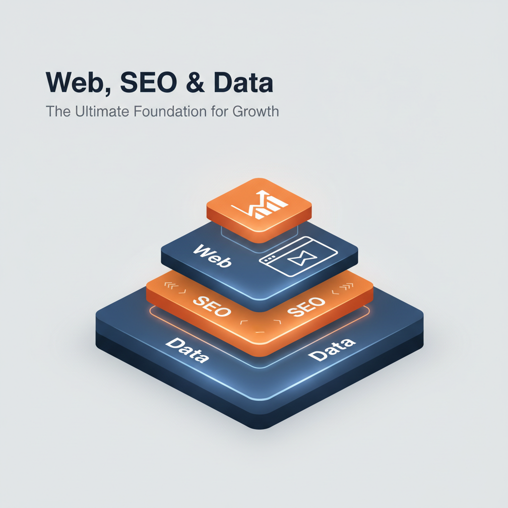 Build a high-converting website, accurate analytics tracking, and compounding SEO. Four essential digital foundation services for UK SMEs by Sterling.