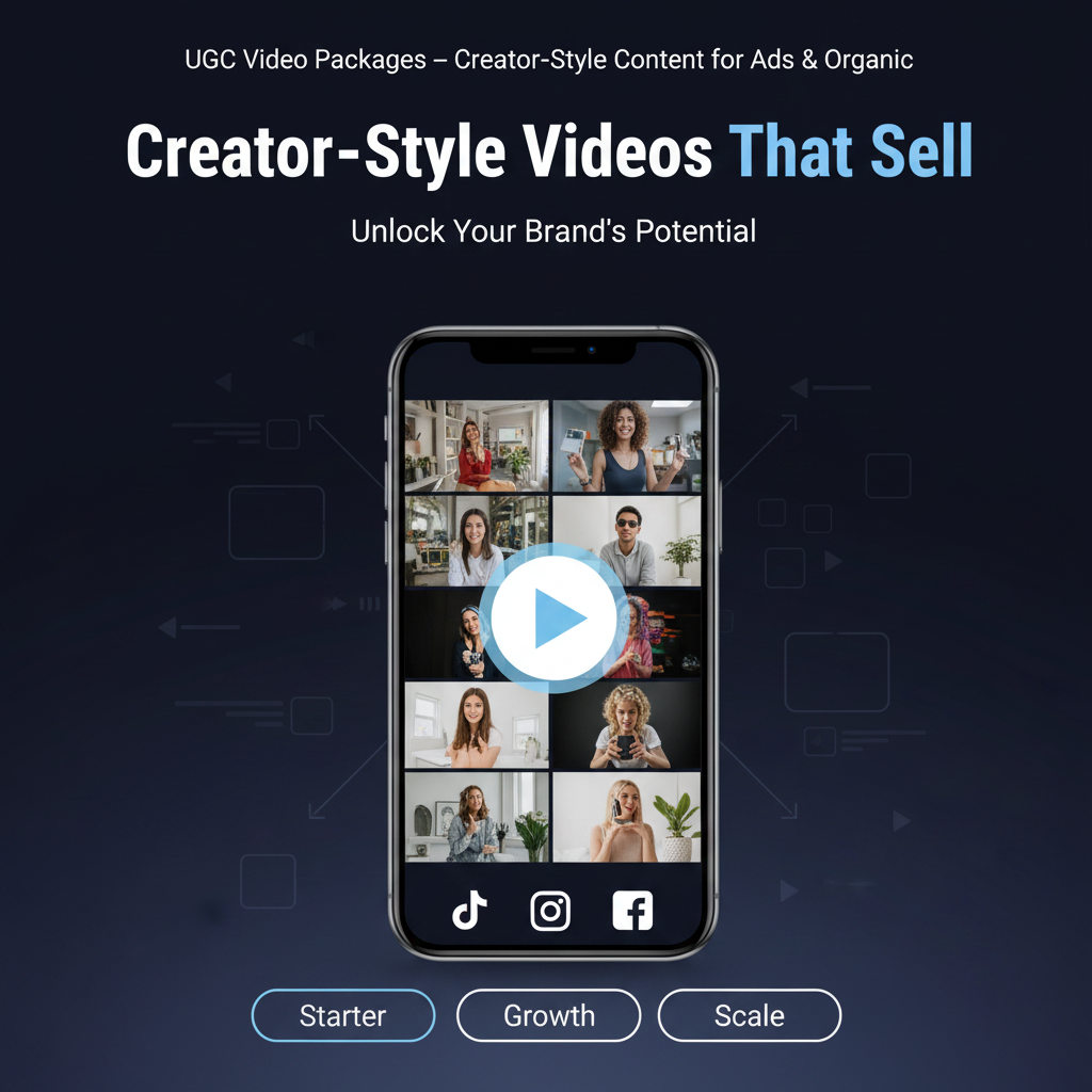 UGC Video Packages Square Hero Image